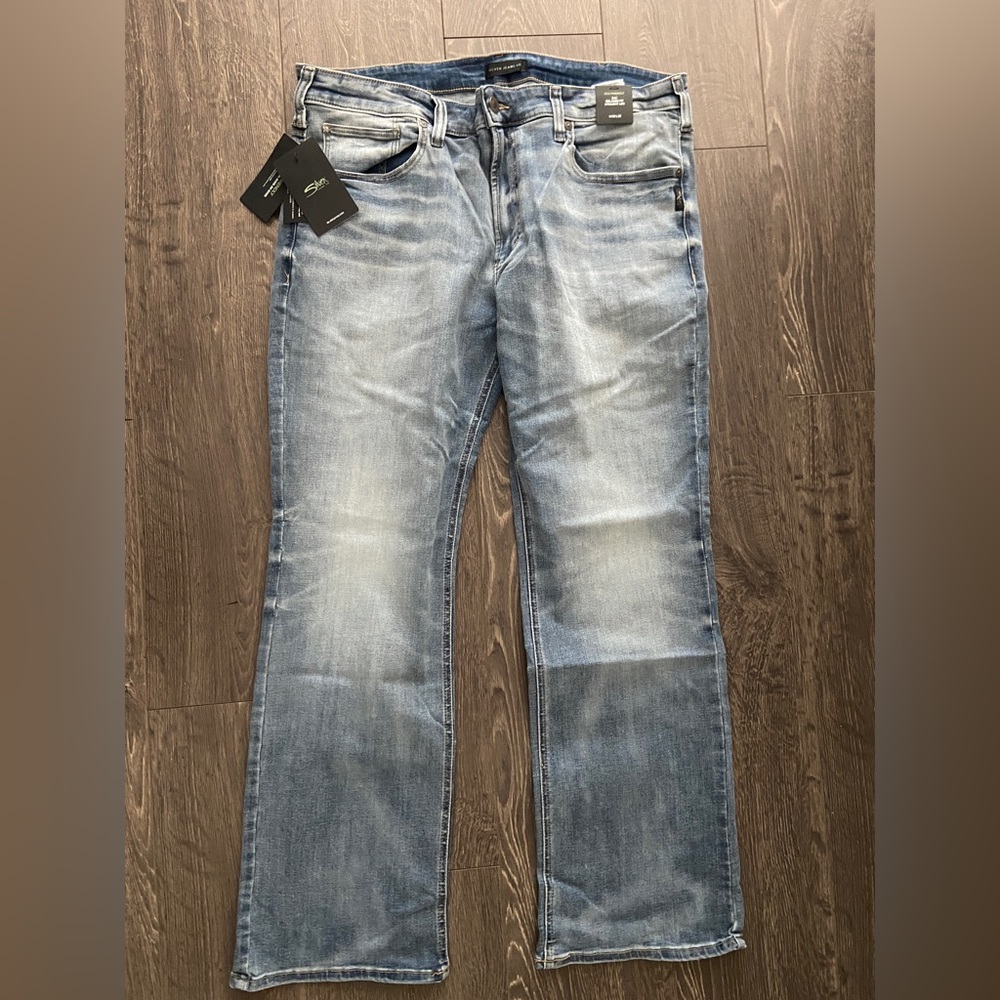 Men’s silver jeans